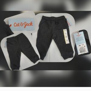 Cat & Jack Charcoal Kids Joggers (Nwts)